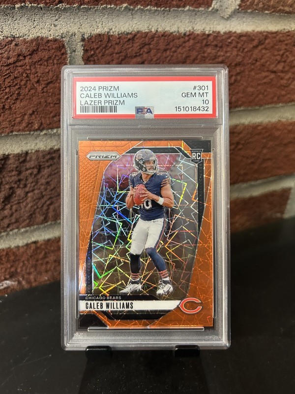 2024 Panini Prizm - Rookies Caleb Williams #301 Lazer Prizm (RC) PSA 10