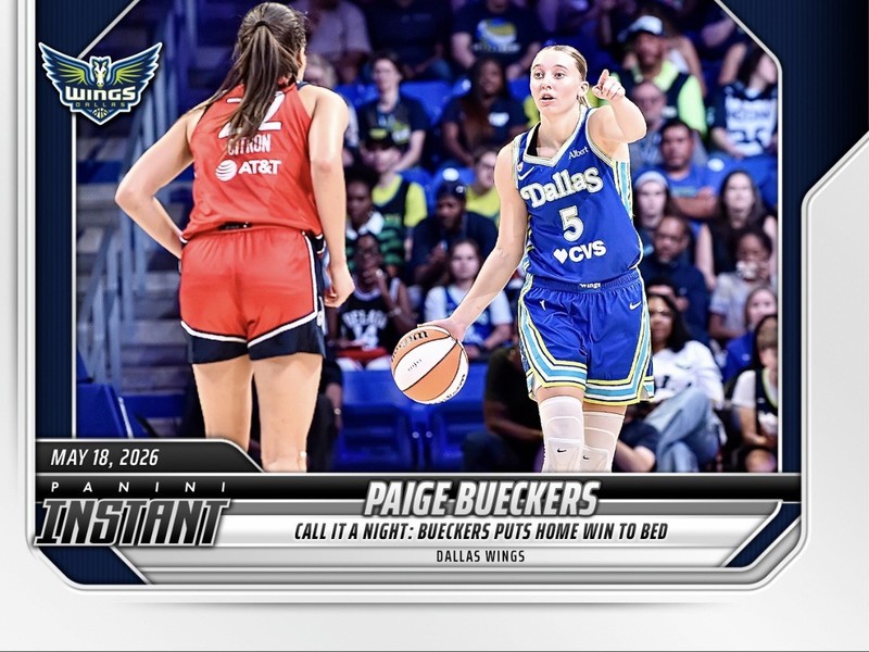 2026 Panini Instant WNBA #71 Paige Bueckers Dallas Wings Citron Mystics PRESALE