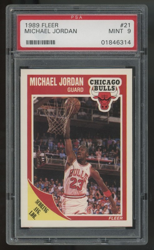 1989-90 Fleer Michael Jordan #21 PSA 9 #314