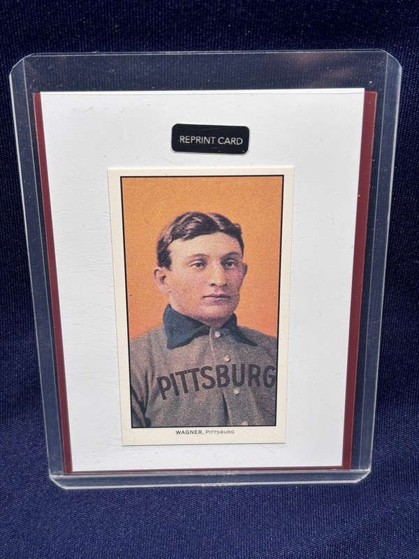 💎1909 T-206⚾️ RP Honus Wagner HOF Portrait Cigarette Tobacco Card /150 Subjects