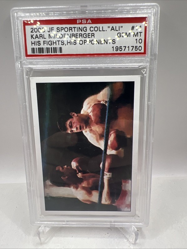 Muhammad Ali 2003 JF Sporting Collectables His Fights, His Opponents #11 PSA 10