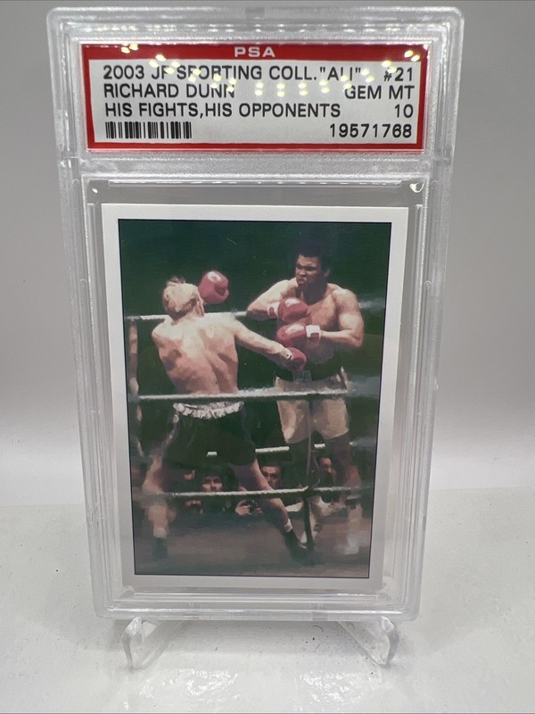 Muhammad Ali 2003 JF Sporting Collectables His Fights, His Opponents #21 PSA 10