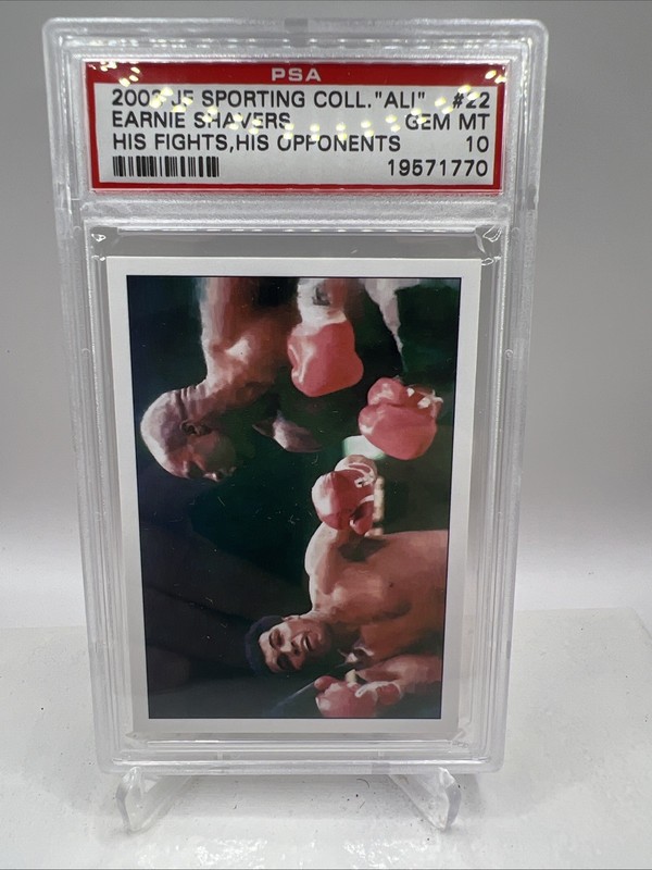 Muhammad Ali 2003 JF Sporting Collectables His Fights, His Opponents #22 PSA 10
