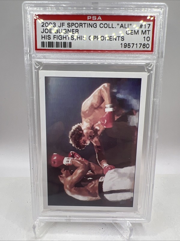 Muhammad Ali 2003 JF Sporting Collectables His Fights, His Opponents #17 PSA 10