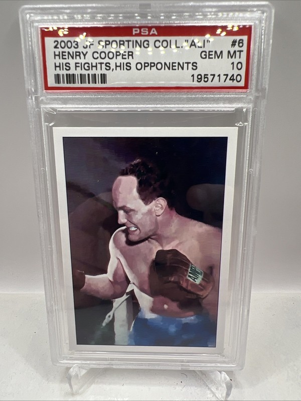 Muhammad Ali 2003 JF Sporting Collectables His Fights, His Opponents #5 PSA 10