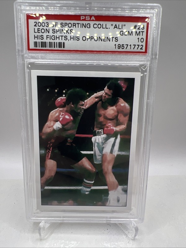 Muhammad Ali 2003 JF Sporting Collectables His Fights, His Opponents #23 PSA 10