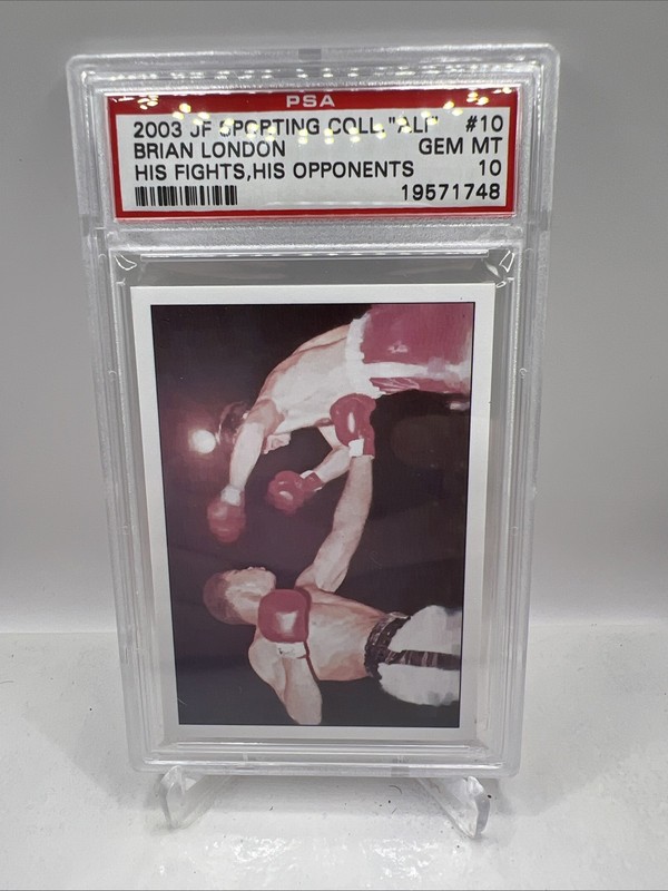 Muhammad Ali 2003 JF Sporting Collectables His Fights, His Opponents #10 PSA 10