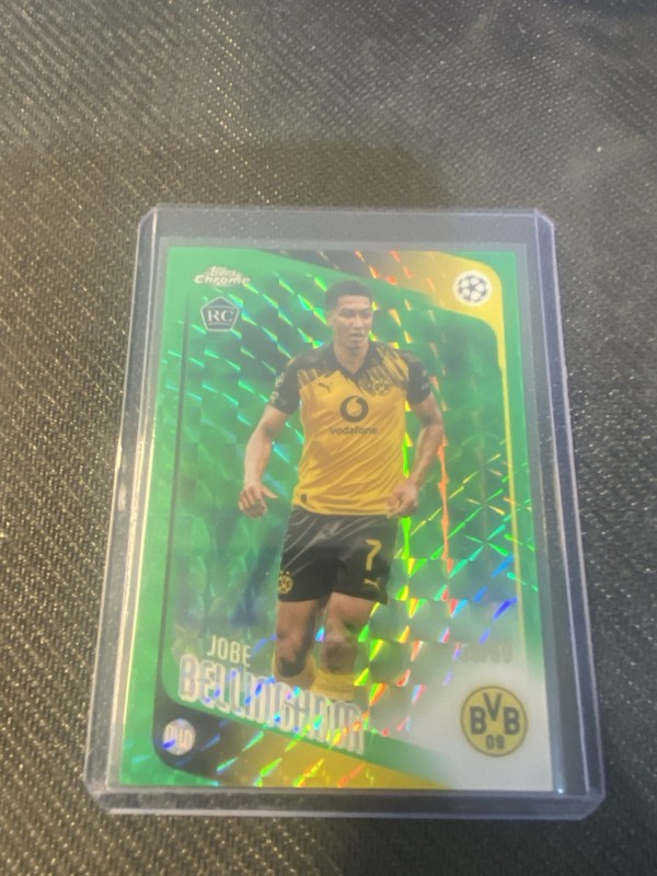 Jobe Bellingham 2025-26 Topps Chrome UCC Green Geometric /99 Borussia Dortmund