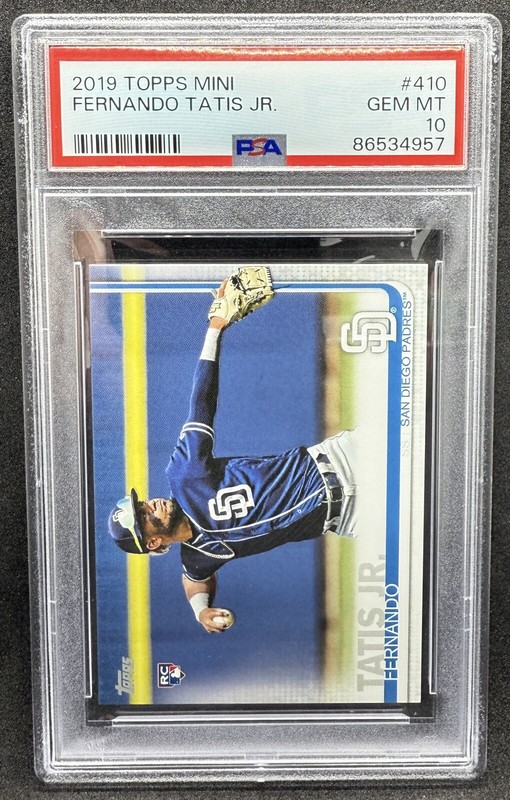 Fernando Tatis Jr. 2019 Topps On Demand Mini Rookie #410 PSA 10 GEM MINT RC