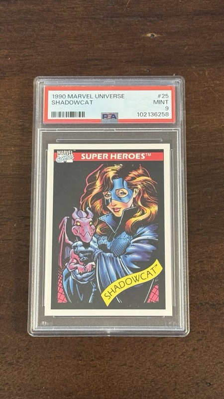 1990 Marvel Universe Shadowcat #25 PSA 9