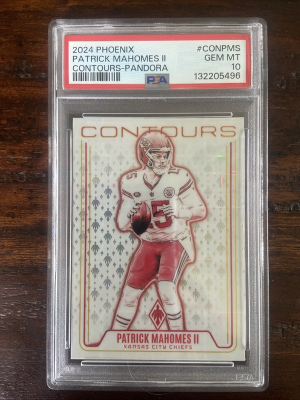 2024 Panini Phoenix - Contours #CON-PMS Patrick Mahomes II - Pandora PSA 10 GEM!