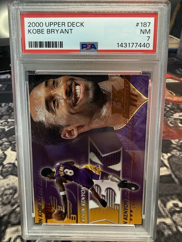 Kobe Bryant PSA 7 2000-01 Upper Deck Los Angeles Lakers 187