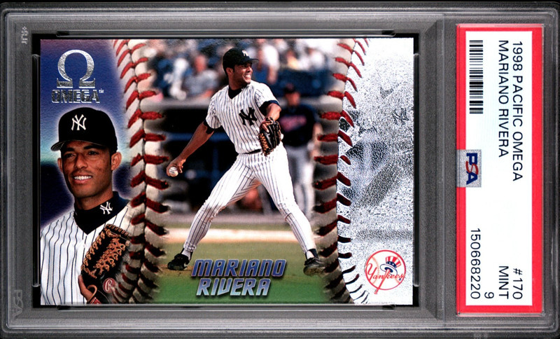 PSA 9 MINT 1998 PACIFIC OMEGA MARIANO RIVERA #170 YANKEES 68220 B254