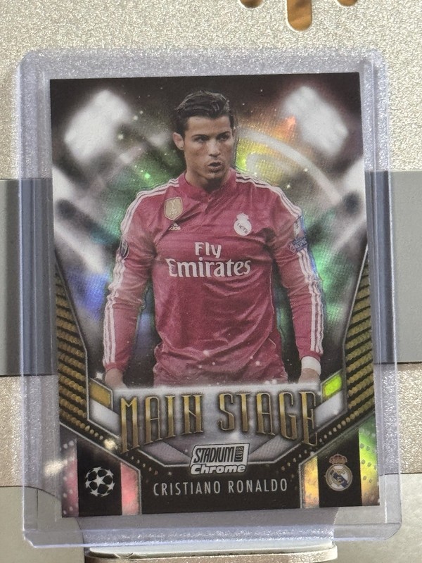 2023-24 Topps Stadium Club Chrome Cristiano Ronaldo Main Stage #MS-CR (AAE)