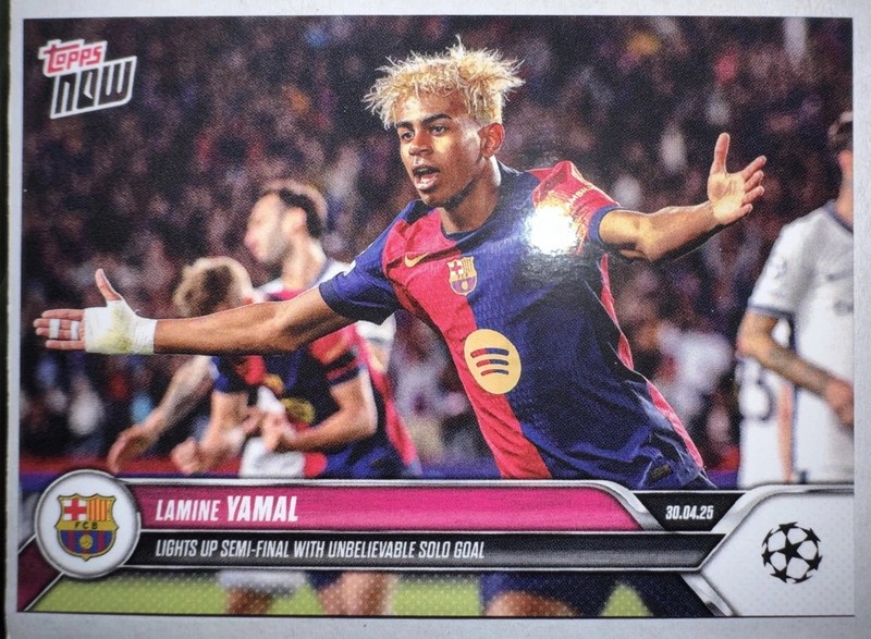 2024-25 Topps Now Uefa Club Competitions - Lamine Yamal #148 /5203