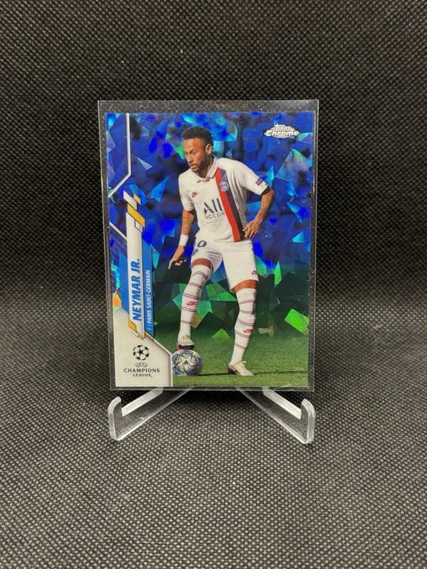 2019-2020 Topps Chrome Sapphire NEYMAR Jr UEFA Champions League #95 PSG