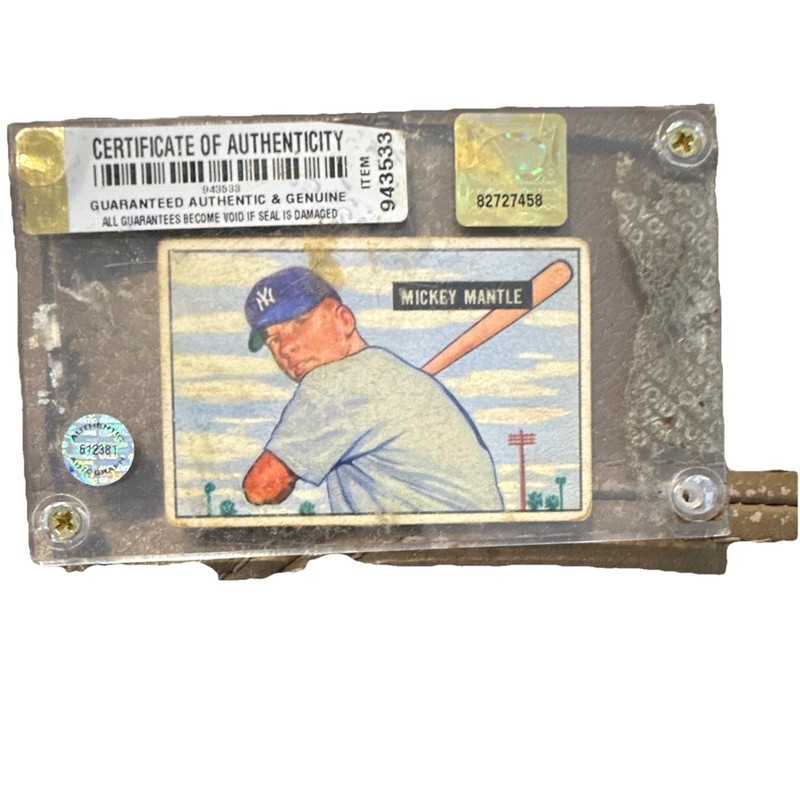  Vintage MLB Baseball Cards Lot PSA Ruth Mantle Cobb Mays