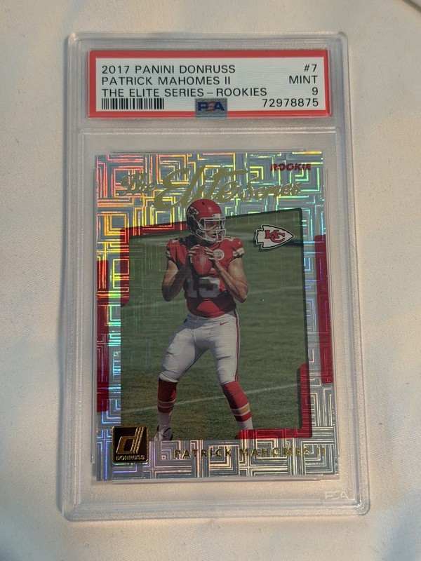 2017 Panini Donruss - The Elite Series Rookies Patrick Mahomes II #7 (RC)