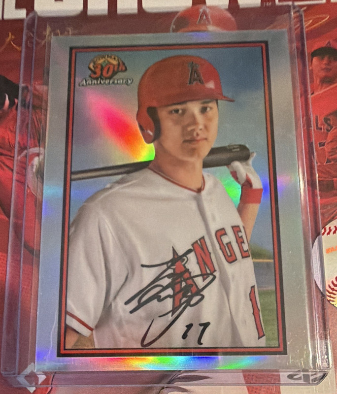 Topps 2019 Bowman 1989 30th Anniversary Chrome Shohei Ohtani Auto B30-SO BCCG