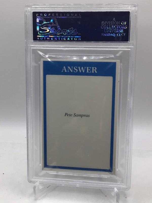 1994 A Question of Sport Pete Sampras PSA 9 view 2