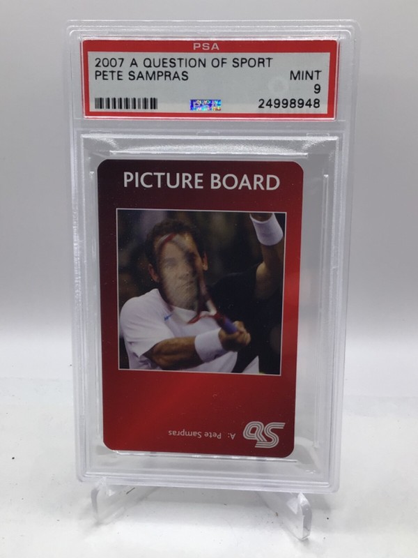 2007 A Question of Sport Pete Sampras PSA 9