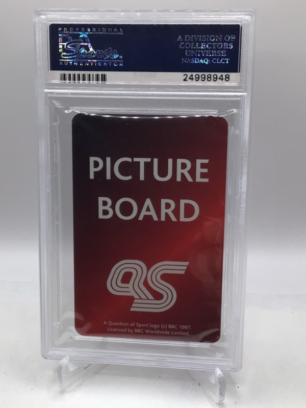 2007 A Question of Sport Pete Sampras PSA 9 view 2