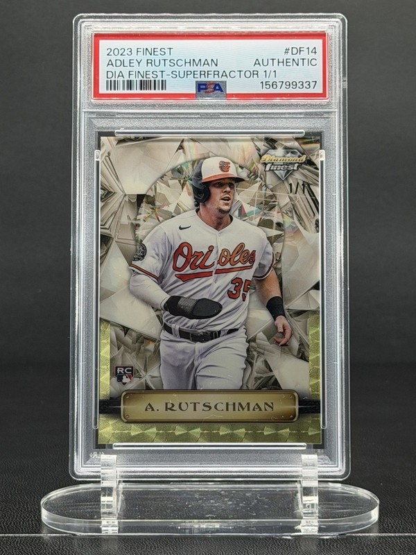 Adley Rutschman 2023 Topps Finest #DF-14 Superfractor 1/1 - BAL Orioles PSA AUTH