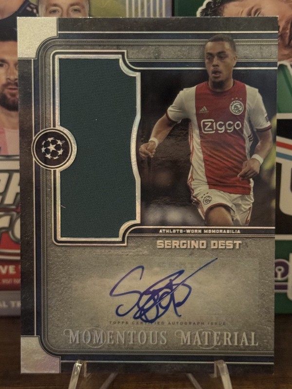 2019-20 Topps Museum Collection UEFA Champions League - Autograph Jumbo USMNT