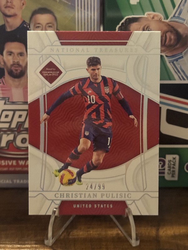 2022 Panini National Treasures Road to FIFA World Cup - Christian Pulisic...