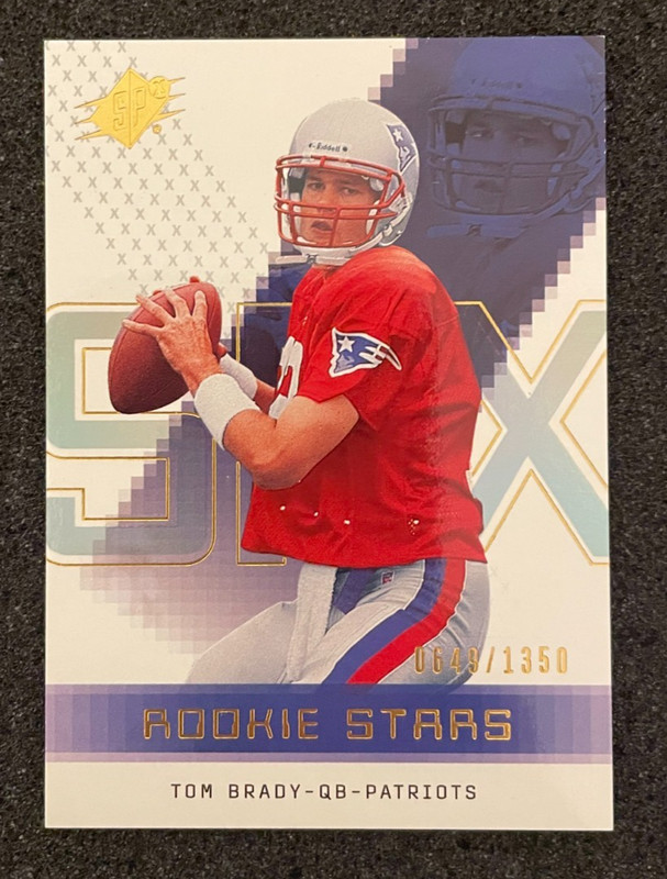2000 SPx Complete Set Tom Brady Rookie On Card Autos 2 Ultra Rare Spectrums /25