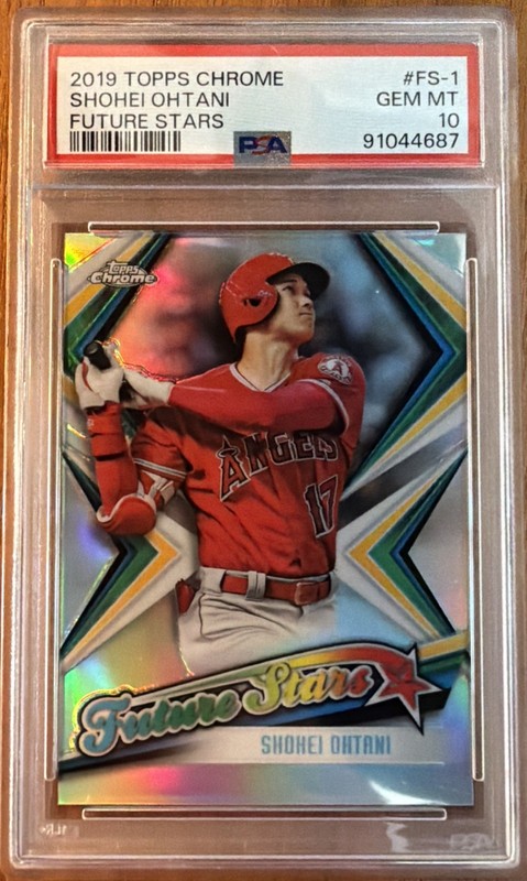 2019 Topps Chrome FS-1 Future Stars Shohei Ohtani PSA 10
