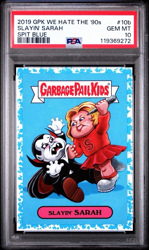 2019 Garbage Pail Kids 10b Sarah Buffy Vampire Slayer /99 PSA 10 POP 1 GPK Nick
