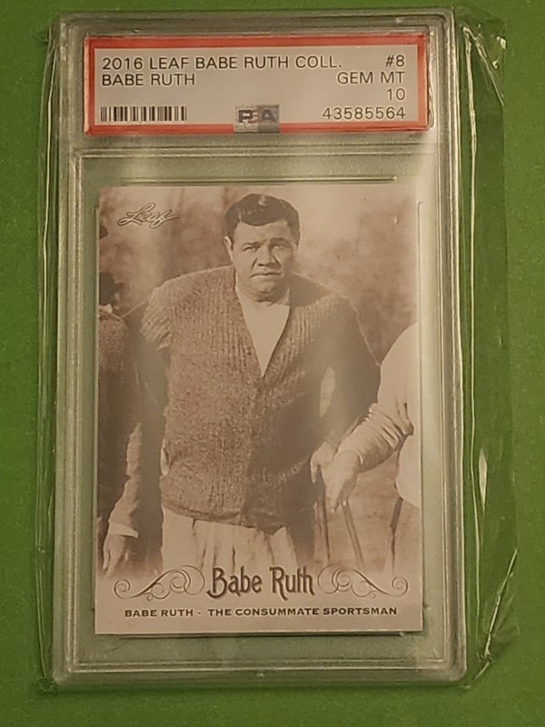 2016 Leaf Babe Ruth Collection - Babe Ruth #8 PSA 10