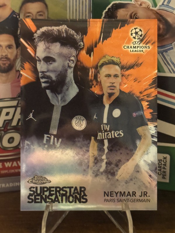 2018-19 Topps Chrome UEFA Champions League - Superstar Sensations Neymar Jr...