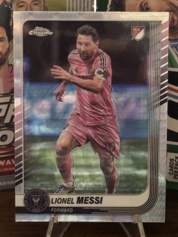 2025 Topps Chrome MLS - Lionel Messi #10 Hyper Prizm Refractor