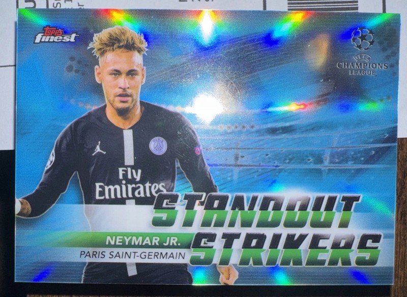 2018-19 Topps Finest UEFA Champions League - Standout Strikers Neymar Jr #SS-NJ