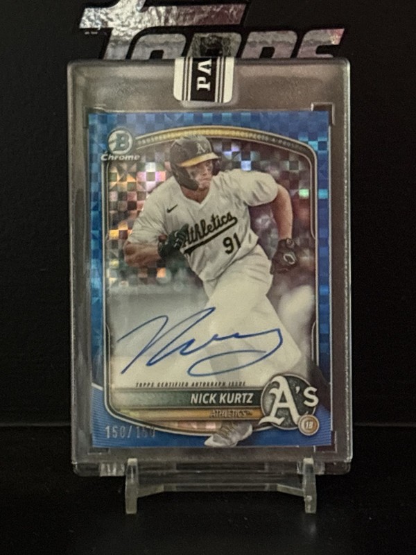 2025 Topps Bowman Chrome 150/150 Nick Krutz Hard Auto RC