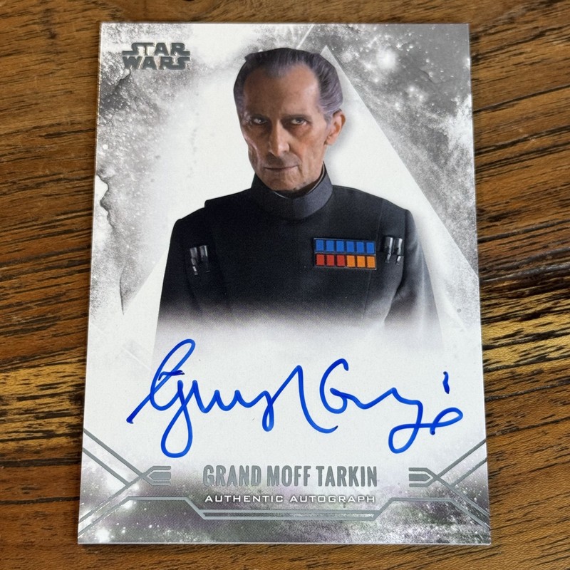 Guy Henry Grand Moff Tarkin 2025 Topps Star Wars Smugglers Outpost Stellar AUTO