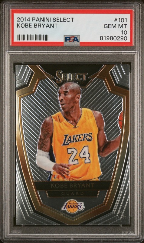 2014-15 Panini Select Kobe Bryant PSA 10 #101 Mamba Pop 36