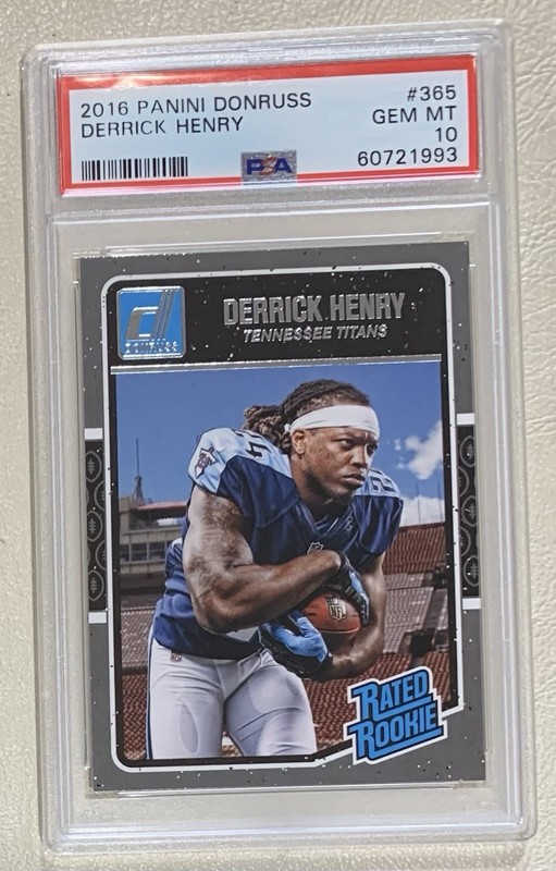 2016 Panini Donruss #365 Derrick Henry PSA 10   (RC)