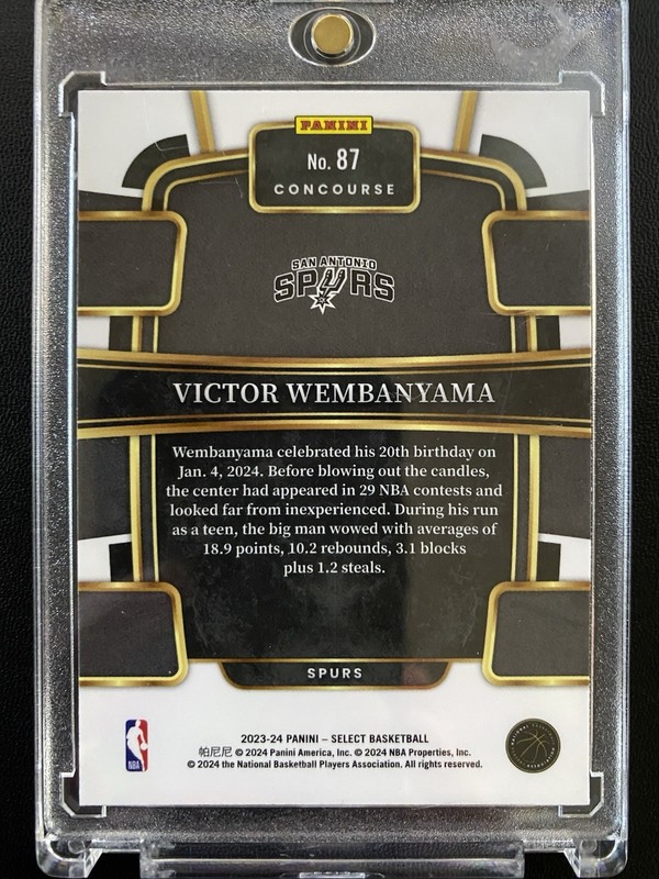 2022-23 Panini Obsidian - Paolo Banchero #183 Black Etch (RC) PSA 10 view 2