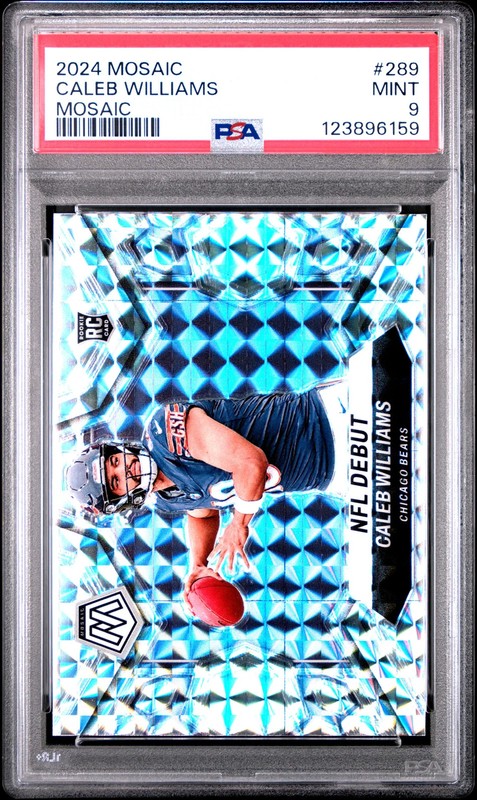 2024 Panini Mosaic Caleb Williams #289 Rookie PSA 9