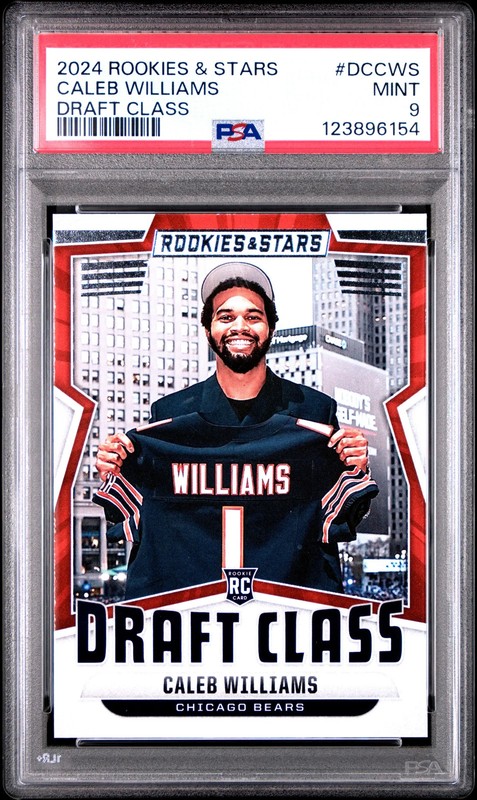 2024 Panini Rookies & Stars Draft Class Caleb Williams #DCCWS Rookie PSA 9