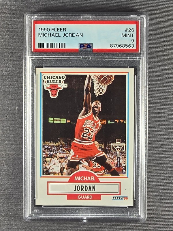 1990 Fleer #26 Michael Jordan PSA 9 Mint Chicago Bulls
