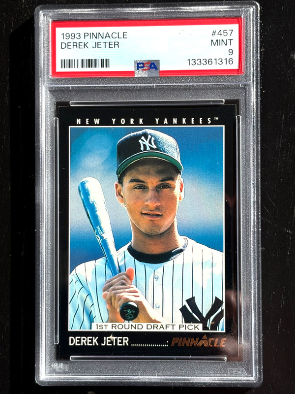 1993 Pinnacle Derek Jeter RC #457 PSA 9 MINT HOF YANKEES