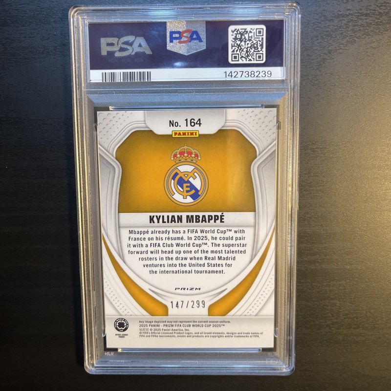 2025 Panini FIFA Club World Cup Pink Seismic Prizm Kylian Mbappe #284 /299 view 2