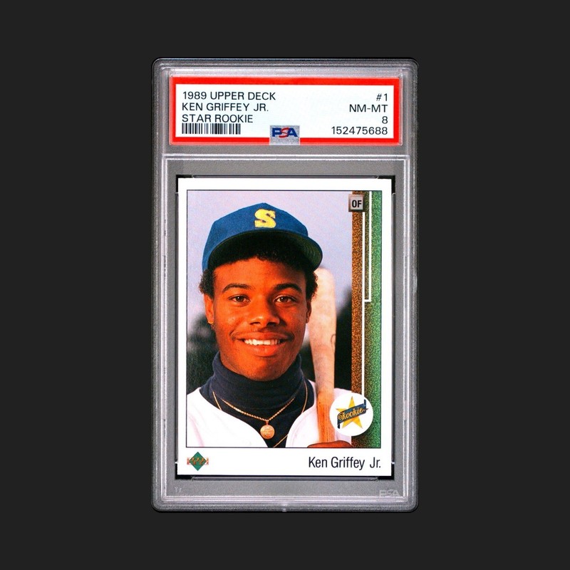 Ken Griffey Jr 1989 Upper Deck Star Rookie #1 PSA 8