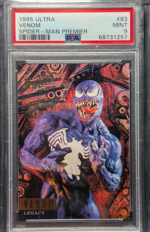 Venom 1995 Marvel Fleer Ultra Card #83 Graded PSA 9