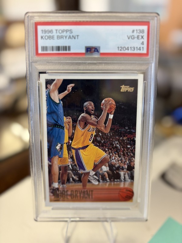 1996-97 Topps - Kobe Bryant #138 (RC) PSA 4
