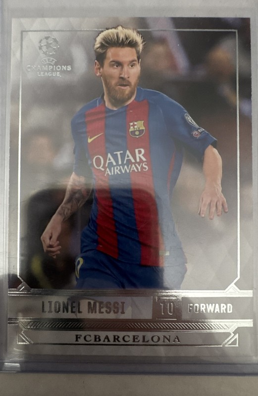 2016-17 Topps UEFA Champions League Showcase - Lionel Messi #50